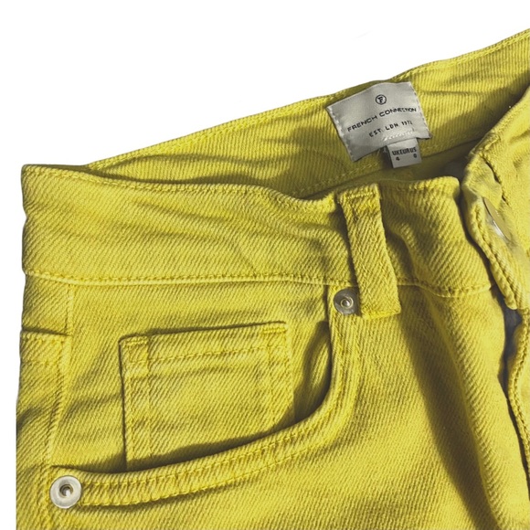 NWT French Connection Dark Citron Skinny Jeans - Picture 10 of 10